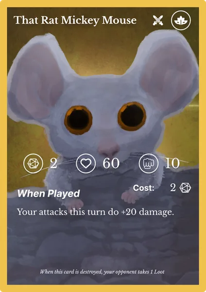 That Rat Mickey Mouse (Full Art)